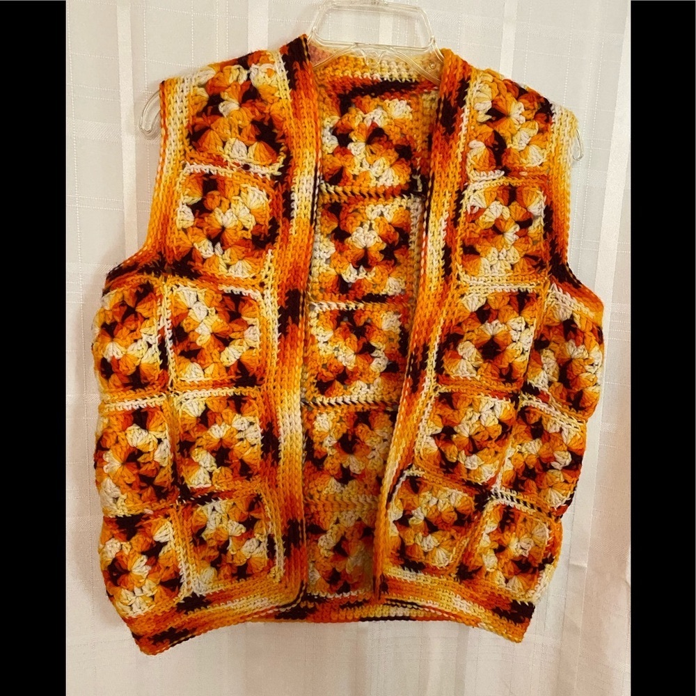 Vintage Handmade Sweater Vest.